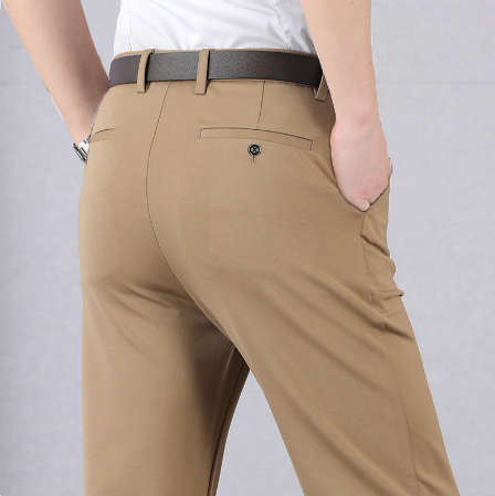 Men's Trousers | Stretch Construction with Classic Length
