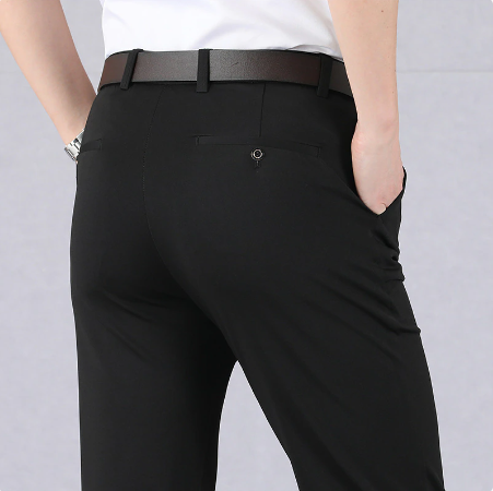 Men's Trousers | Stretch Construction with Classic Length