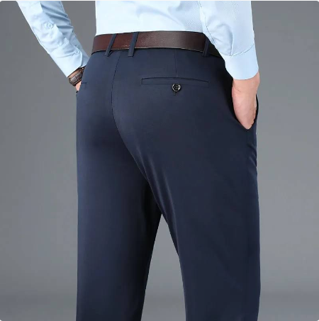 Men's Trousers | Stretch Construction with Classic Length