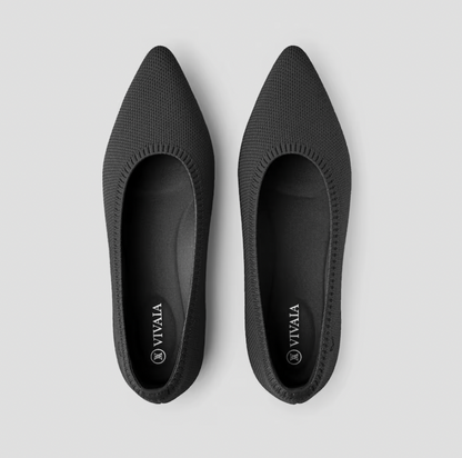 Mila Comfortable Slip-On Ballerinas for Effortless Style — Schwarz