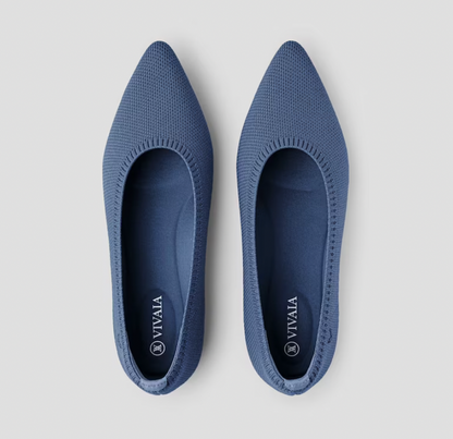 Mila Comfortable Slip-On Ballerinas for Effortless Style — Blau