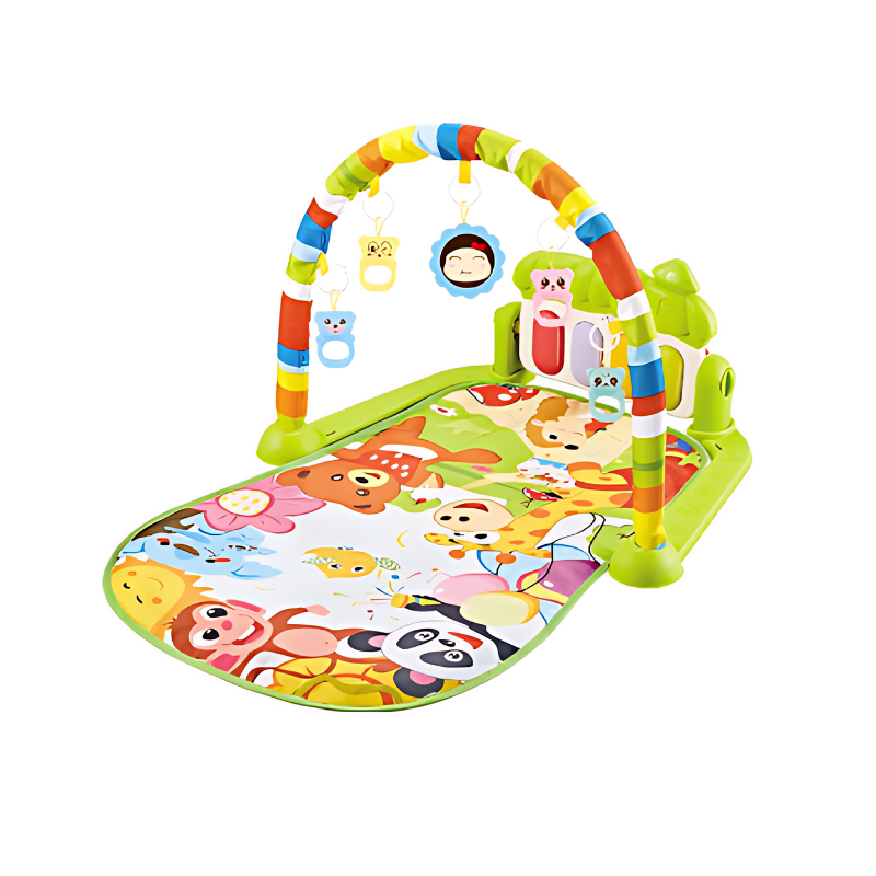 Musical Baby Play Mat for Sensory Development and Motor Skills – Colorful Play Gym for Infants and Toddlers