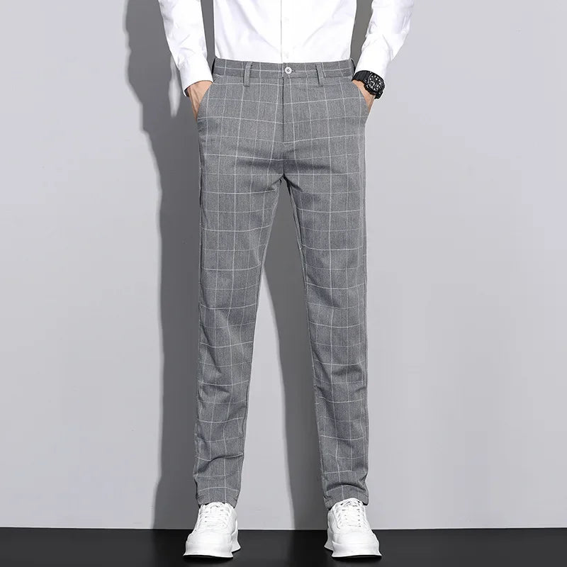 Men's Trousers with Stripe Pattern | Structured Style