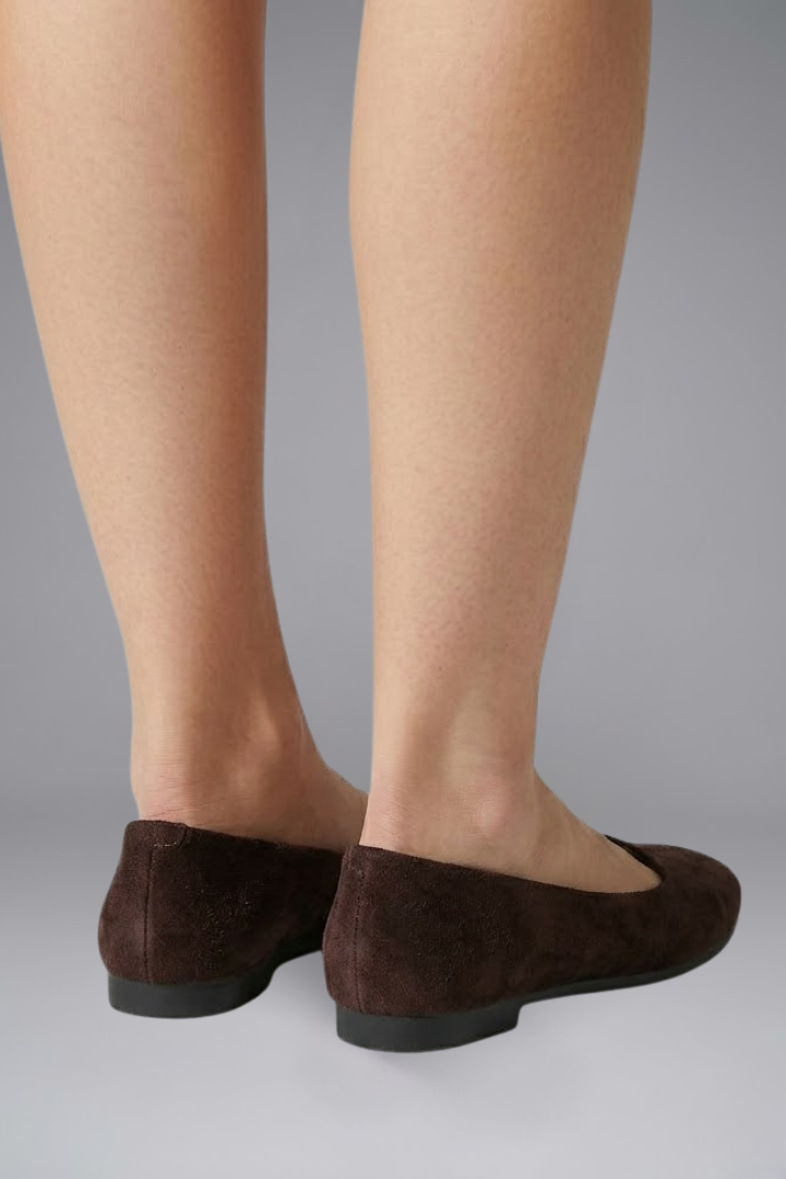 Coffee Brown Slip-On Flats for Effortless Everyday Wear