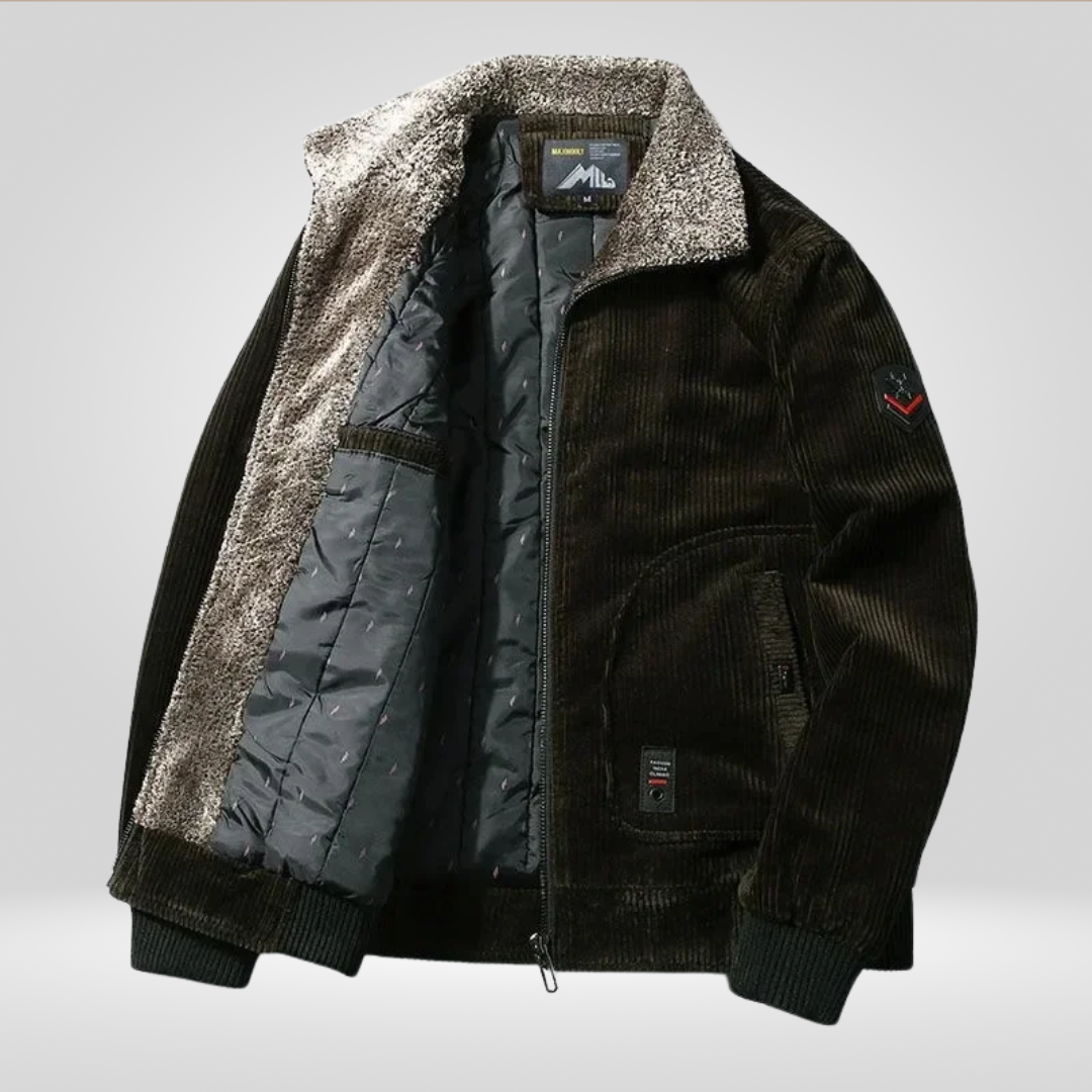 Men's Winter Jacket | Collar-Emphasised Design with Distinctive Shape