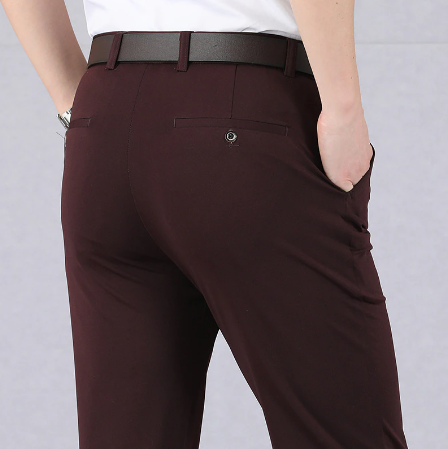 Men's Trousers | Stretch Construction with Classic Length