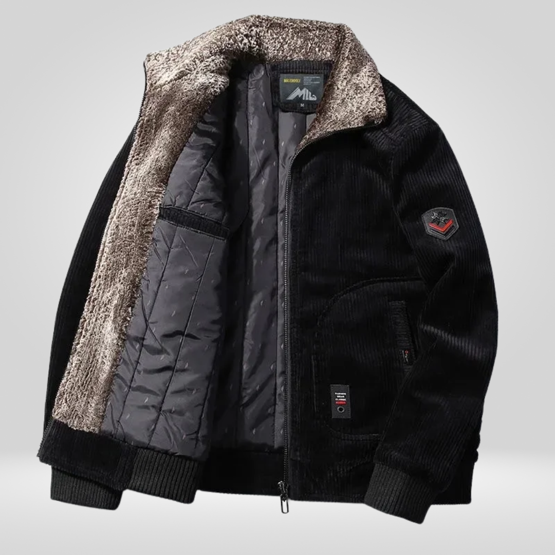 Men's Winter Jacket | Collar-Emphasised Design with Distinctive Shape