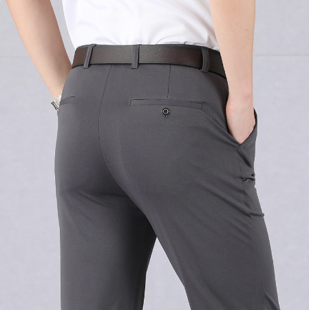 Men's Trousers | Stretch Construction with Classic Length