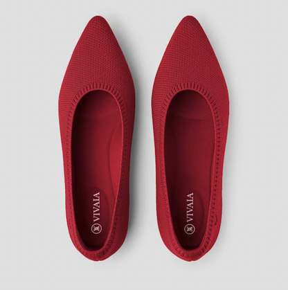 Mila Comfortable Slip-On Ballerinas for Effortless Style — Rot