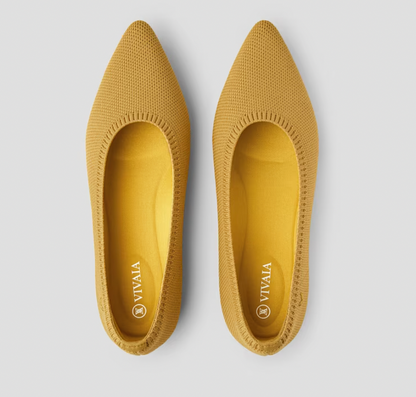 Mila Comfortable Slip-On Ballerinas for Effortless Style — Gelb