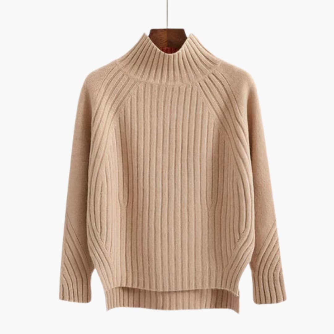 Women's merino turtleneck sweater