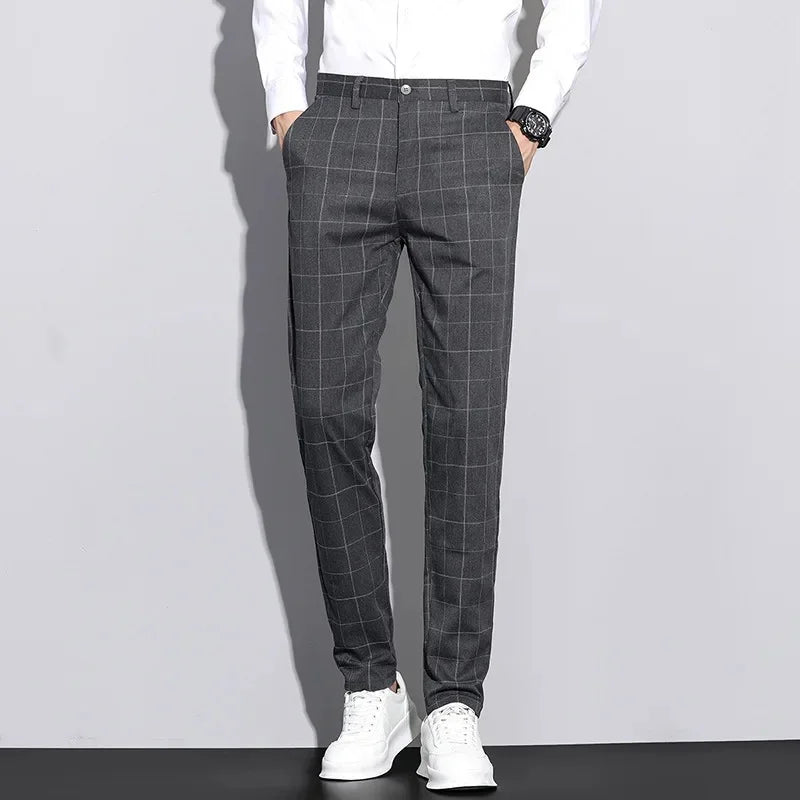 Men's Trousers with Stripe Pattern | Structured Style