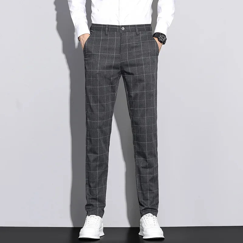 Men's Trousers with Stripe Pattern | Structured Style