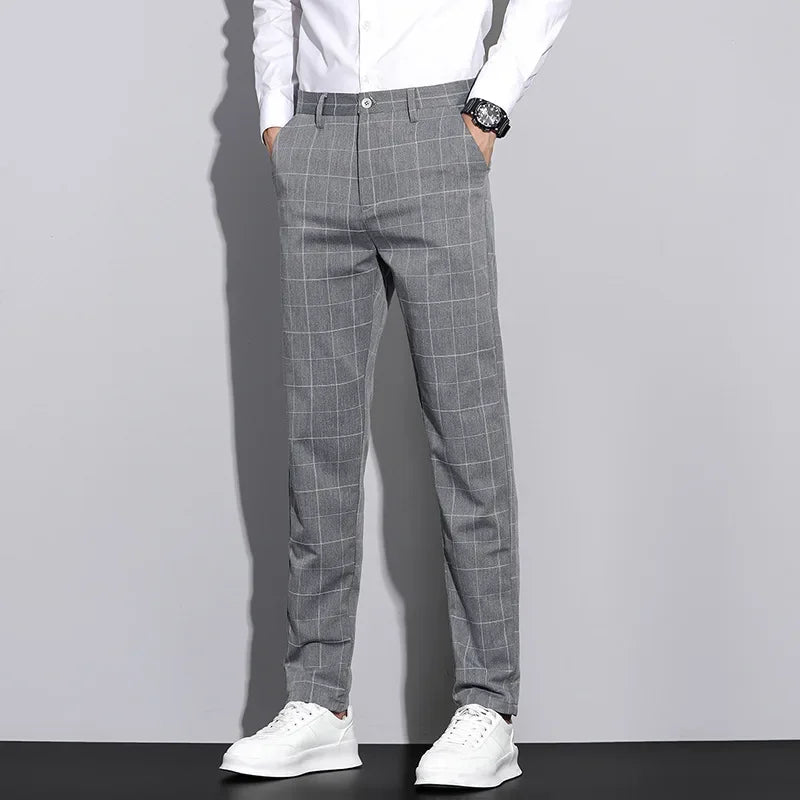 Men's Trousers with Stripe Pattern | Structured Style