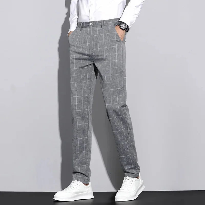 Men's Trousers with Stripe Pattern | Structured Style