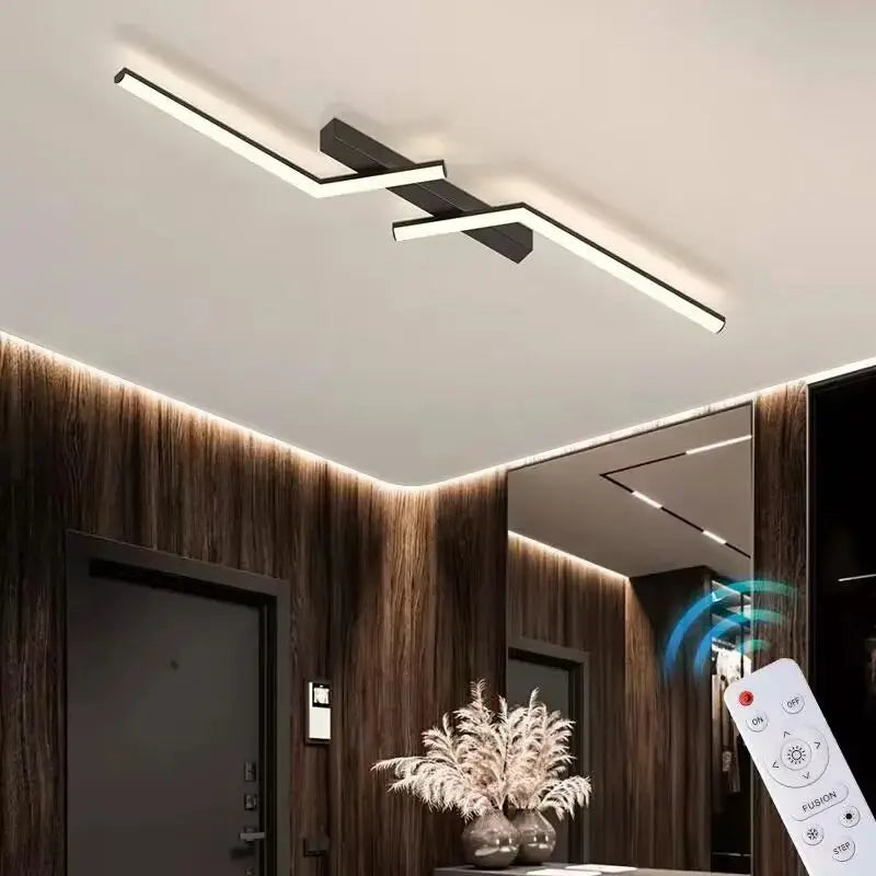 SleekGlow - Modern LED Ceiling Light Fixture with Adjustable Brightness 1
