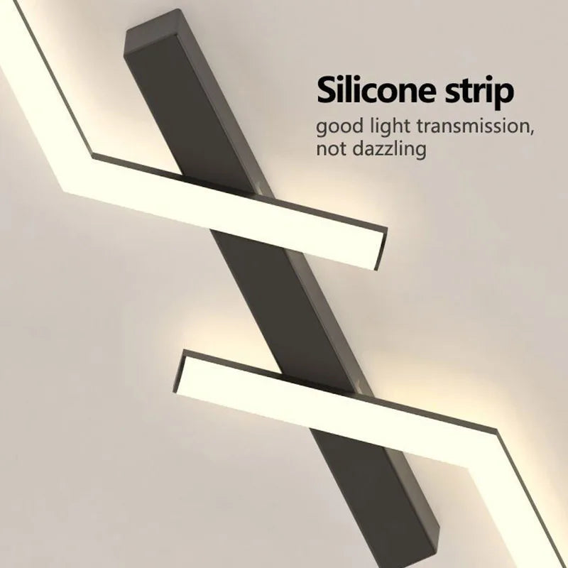 SleekGlow - Modern LED Ceiling Light Fixture with Adjustable Brightness 5