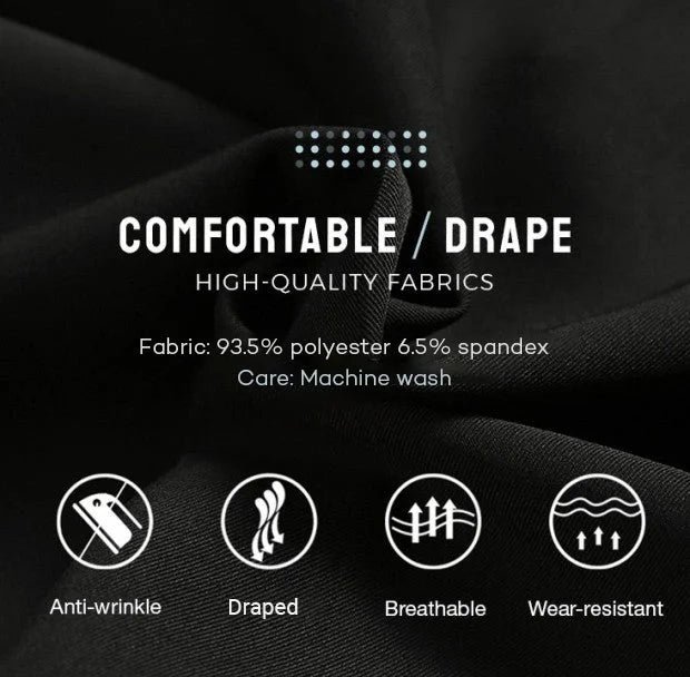 Men's Trousers | Stretch Construction with Classic Length