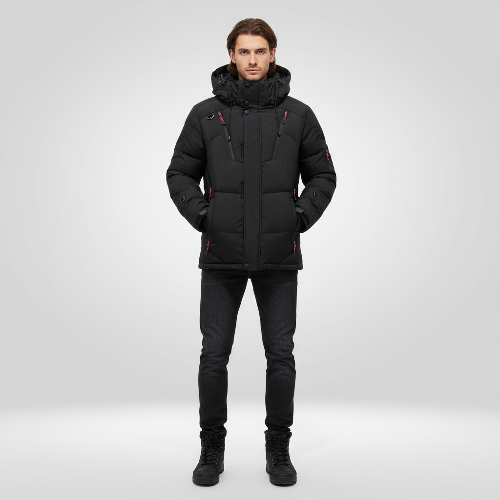 Men's Jacket | Closed Design, Water and Wind Resistant, Insulated