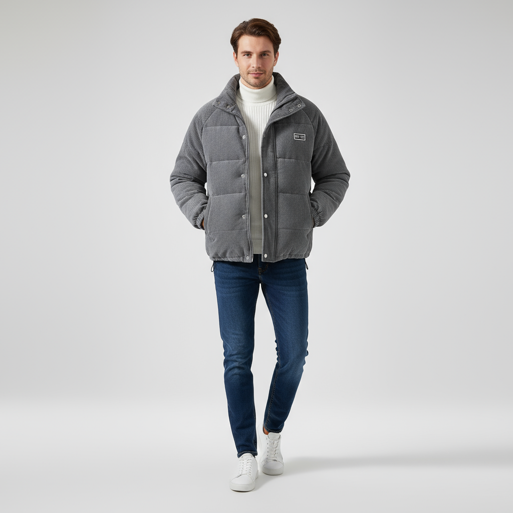 Men's Winter Jacket | Structured Shape with Clear Lines
